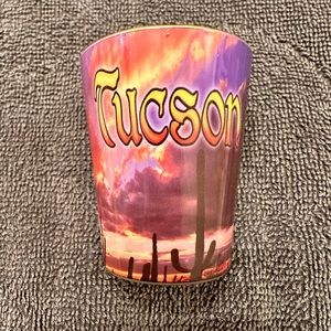 Shot Glass with Tucson design graphics